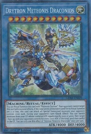 Drytron Meteonis Draconids (CR) (GEIM-EN029) - Genesis Impact 1st Edition - Premium Yugioh Single from Konami - Just $12.06! Shop now at Game Crave Tournament Store