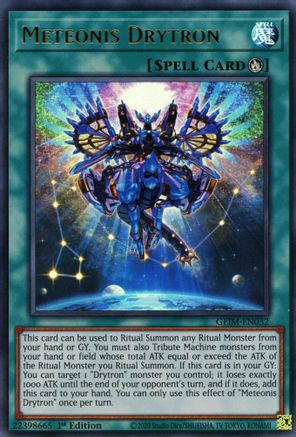 Meteonis Drytron (GEIM-EN032) - Genesis Impact 1st Edition - Premium Yugioh Single from Konami - Just $2.18! Shop now at Game Crave Tournament Store