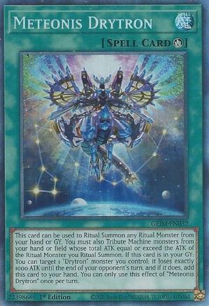 Meteonis Drytron (CR) (GEIM-EN032) - Genesis Impact 1st Edition - Premium Yugioh Single from Konami - Just $2.81! Shop now at Game Crave Tournament Store