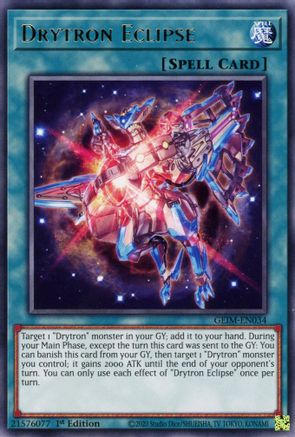 Drytron Eclipse (GEIM-EN034) - Genesis Impact 1st Edition - Premium Yugioh Single from Konami - Just $0.25! Shop now at Game Crave Tournament Store