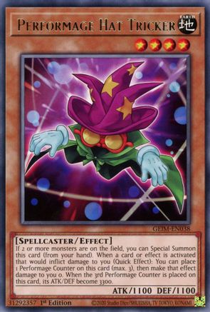Performage Hat Tricker (GEIM-EN038) - Genesis Impact 1st Edition - Premium Yugioh Single from Konami - Just $0.25! Shop now at Game Crave Tournament Store