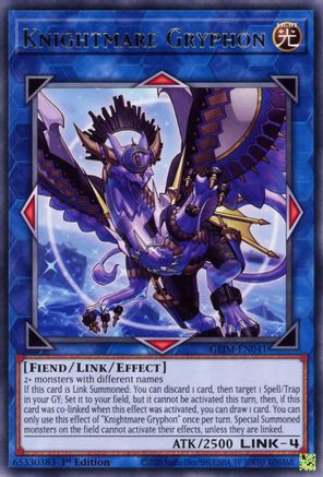 Knightmare Gryphon (GEIM-EN041) - Genesis Impact 1st Edition - Premium Yugioh Single from Konami - Just $0.26! Shop now at Game Crave Tournament Store