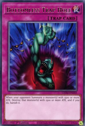 Bottomless Trap Hole (GEIM-EN045) - Genesis Impact 1st Edition - Premium Yugioh Single from Konami - Just $0.08! Shop now at Game Crave Tournament Store