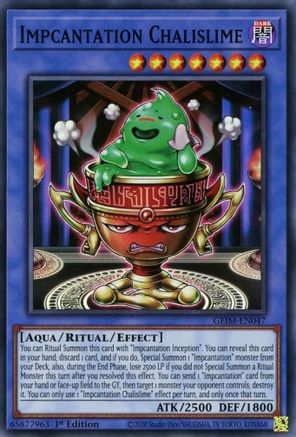 Impcantation Chalislime (GEIM-EN047) - Genesis Impact 1st Edition - Premium Yugioh Single from Konami - Just $0.25! Shop now at Game Crave Tournament Store