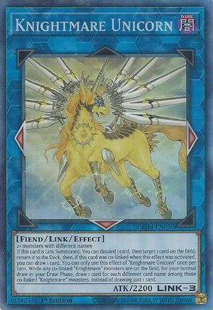 Knightmare Unicorn (CR) (GEIM-EN050) - Genesis Impact 1st Edition - Premium Yugioh Single from Konami - Just $0.87! Shop now at Game Crave Tournament Store