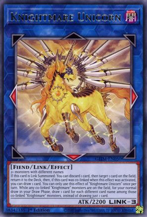 Knightmare Unicorn (GEIM-EN050) - Genesis Impact 1st Edition - Premium Yugioh Single from Konami - Just $0.08! Shop now at Game Crave Tournament Store