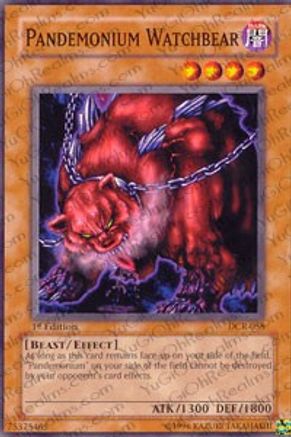 Pandemonium Watchbear (DCR-058) - Dark Crisis 1st Edition - Premium Yugioh Single from Konami - Just $0.25! Shop now at Game Crave Tournament Store
