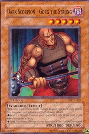 Dark Scorpion - Gorg the Strong (DCR-060) - Dark Crisis Unlimited - Premium Yugioh Single from Konami - Just $0.25! Shop now at Game Crave Tournament Store