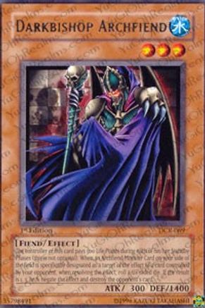 Darkbishop Archfiend (DCR-069) - Dark Crisis Unlimited - Premium Yugioh Single from Konami - Just $0.25! Shop now at Game Crave Tournament Store
