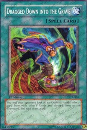 Dragged Down into the Grave (DCR-084) - Dark Crisis 1st Edition - Premium Yugioh Single from Konami - Just $0.46! Shop now at Game Crave Tournament Store