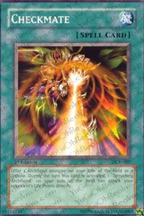 Checkmate (DCR-089) - Dark Crisis 1st Edition - Premium Yugioh Single from Konami - Just $0.25! Shop now at Game Crave Tournament Store