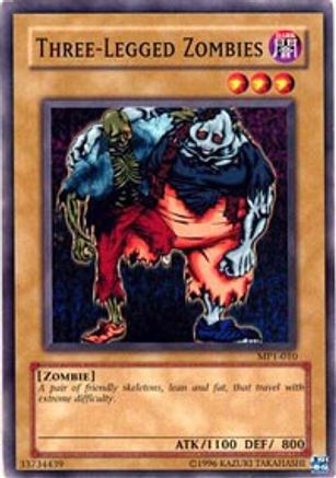 Three-Legged Zombies (MP1-010) - McDonald's Promo Limited - Premium Yugioh Single from Konami - Just $1.94! Shop now at Game Crave Tournament Store