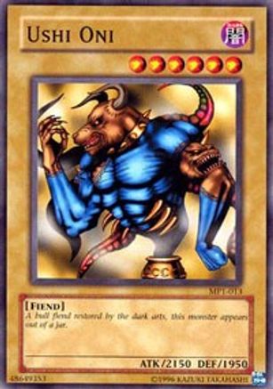 Ushi Oni (MP1-013) - McDonald's Promo Limited - Premium Yugioh Single from Konami - Just $2.93! Shop now at Game Crave Tournament Store