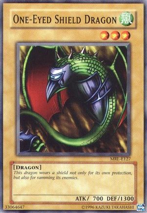 One-Eyed Shield Dragon (MRL-E127) - Magic Ruler 1st Edition - Premium Yugioh Single from Konami - Just $4! Shop now at Game Crave Tournament Store
