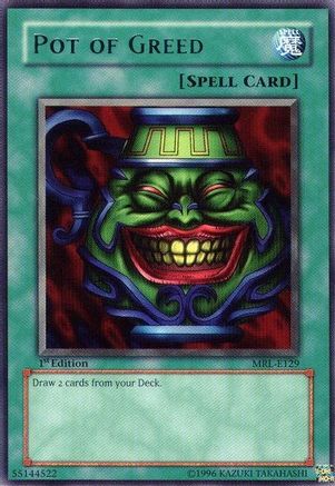 Pot of Greed (MRL-E129) - Magic Ruler 1st Edition - Premium Yugioh Single from Konami - Just $29.62! Shop now at Game Crave Tournament Store