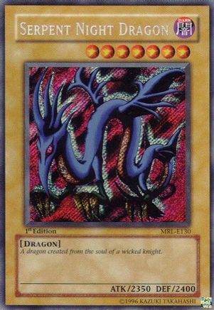 Serpent Night Dragon (MRL-E130) (MRL-E130) - Magic Ruler 1st Edition - Premium Yugioh Single from Konami - Just $31.99! Shop now at Game Crave Tournament Store
