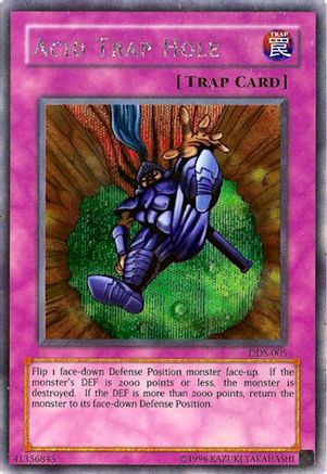 Acid Trap Hole (Dark Duel Stories) (DDS-005) - Yu-Gi-Oh! Video Game Promotional Cards Unlimited - Premium Yugioh Single from Konami - Just $1.96! Shop now at Game Crave Tournament Store