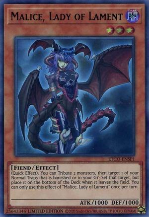 Malice, Lady of Lament (UR) (ETCO-ENSP1) (ETCO-ENSP1) - Eternity Code Limited - Premium Yugioh Single from Konami - Just $0.13! Shop now at Game Crave Tournament Store