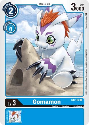 Gomamon (ST2-02) - Starter Deck 02: Cocytus Blue - Premium Digimon Single from Bandai - Just $0.08! Shop now at Game Crave Tournament Store