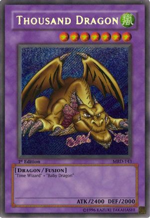 Thousand Dragon (MRD-143) - Metal Raiders 1st Edition - Premium Yugioh Single from Konami - Just $98.91! Shop now at Game Crave Tournament Store