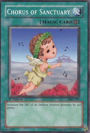 Chorus of Sanctuary (MRL-037) - Magic Ruler Unlimited - Premium Yugioh Single from Konami - Just $0.25! Shop now at Game Crave Tournament Store