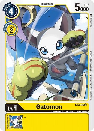 Gatomon (ST3-06) - Starter Deck 03: Heaven's Yellow - Premium Digimon Single from Bandai - Just $0.08! Shop now at Game Crave Tournament Store