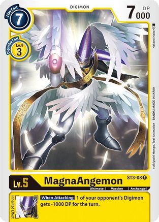 MagnaAngemon (ST3-08) - Starter Deck 03: Heaven's Yellow - Premium Digimon Single from Bandai - Just $0.08! Shop now at Game Crave Tournament Store