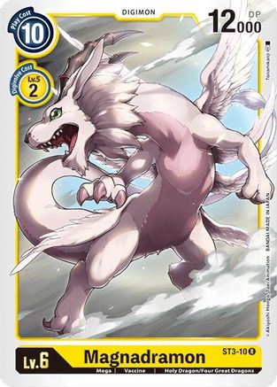 Magnadramon (ST3-10) - Starter Deck 03: Heaven's Yellow - Premium Digimon Single from Bandai - Just $0.25! Shop now at Game Crave Tournament Store