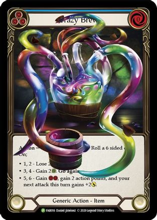 Crazy Brew (FAB016) - Flesh and Blood: Promo Cards - Premium Flesh And Blood Single from Legend Story Studios - Just $16.26! Shop now at Game Crave Tournament Store