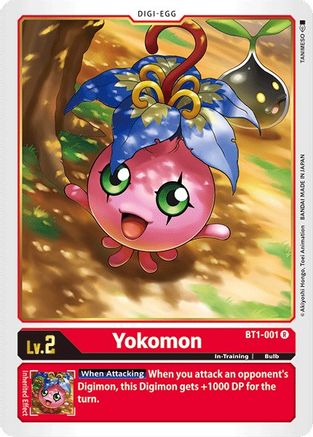 Yokomon (BT1-001) - Release Special Booster - Premium Digimon Single from Bandai - Just $0.25! Shop now at Game Crave Tournament Store