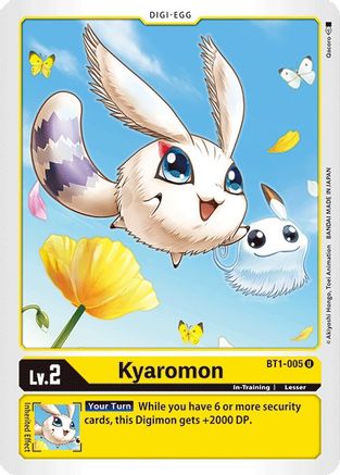 Kyaromon (BT1-005) - Release Special Booster - Premium Digimon Single from Bandai - Just $0.08! Shop now at Game Crave Tournament Store