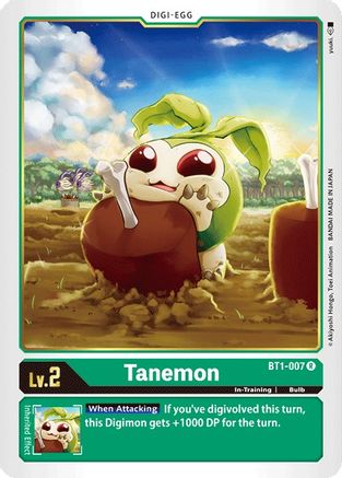 Tanemon (BT1-007) - Release Special Booster - Premium Digimon Single from Bandai - Just $0.08! Shop now at Game Crave Tournament Store