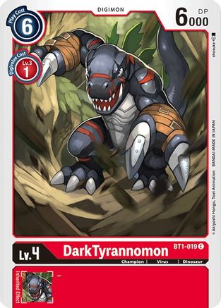 DarkTyrannomon (BT1-019) - Release Special Booster - Premium Digimon Single from Bandai - Just $0.08! Shop now at Game Crave Tournament Store