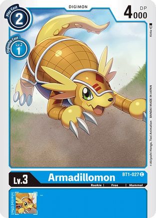 Armadillomon - BT1-027 (BT1-027) - Release Special Booster - Premium Digimon Single from Bandai - Just $0.08! Shop now at Game Crave Tournament Store