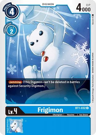 Frigimon (BT1-032) - Release Special Booster - Premium Digimon Single from Bandai - Just $0.08! Shop now at Game Crave Tournament Store