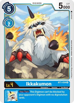 Ikkakumon - BT1-034 (BT1-034) - Release Special Booster - Premium Digimon Single from Bandai - Just $0.25! Shop now at Game Crave Tournament Store