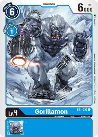 Gorillamon (BT1-037) - Release Special Booster - Premium Digimon Single from Bandai - Just $0.08! Shop now at Game Crave Tournament Store