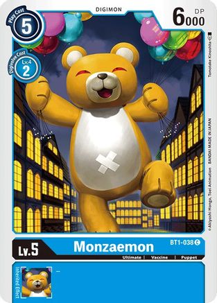 Monzaemon (BT1-038) - Release Special Booster - Premium Digimon Single from Bandai - Just $0.08! Shop now at Game Crave Tournament Store