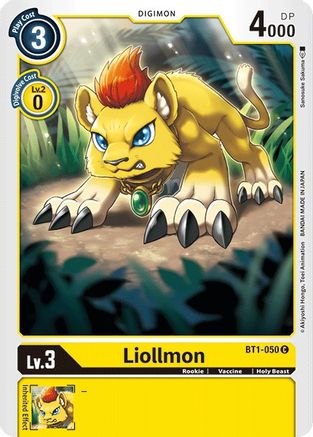 Liollmon (BT1-050) - Release Special Booster - Premium Digimon Single from Bandai - Just $0.25! Shop now at Game Crave Tournament Store