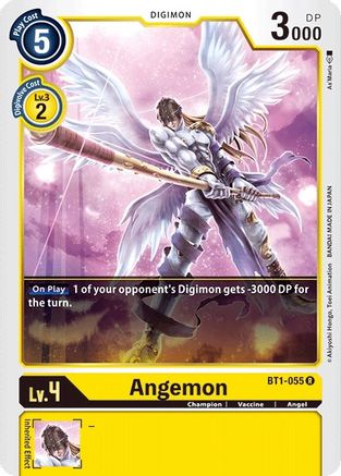 Angemon - BT1-055 (BT1-055) - Release Special Booster - Premium Digimon Single from Bandai - Just $0.08! Shop now at Game Crave Tournament Store