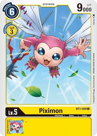 Piximon (BT1-059) - Release Special Booster - Premium Digimon Single from Bandai - Just $0.25! Shop now at Game Crave Tournament Store