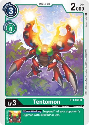 Tentomon (BT1-066) - Release Special Booster - Premium Digimon Single from Bandai - Just $0.08! Shop now at Game Crave Tournament Store