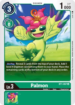 Palmon (BT1-067) - Release Special Booster - Premium Digimon Single from Bandai - Just $0.25! Shop now at Game Crave Tournament Store