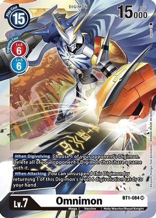 Omnimon (BT1-084) - Release Special Booster Foil - Premium Digimon Single from Bandai - Just $1.29! Shop now at Game Crave Tournament Store