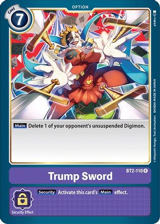 Trump Sword (BT2-110) - Release Special Booster - Premium Digimon Single from Bandai - Just $0.26! Shop now at Game Crave Tournament Store