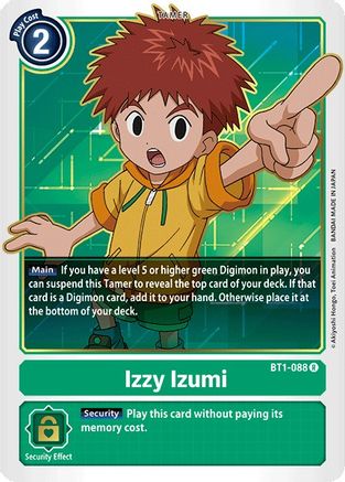 Izzy Izumi (BT1-088) - Release Special Booster - Premium Digimon Single from Bandai - Just $0.08! Shop now at Game Crave Tournament Store