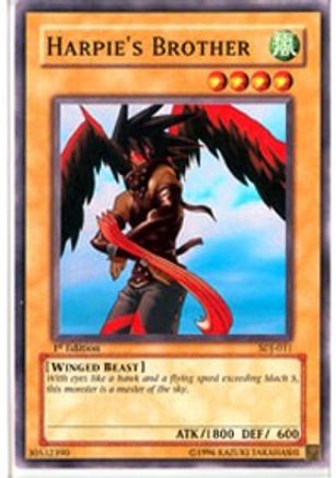 Harpie's Brother (SDJ-011) - Starter Deck: Joey 1st Edition - Premium Yugioh Single from Konami - Just $0.18! Shop now at Game Crave Tournament Store
