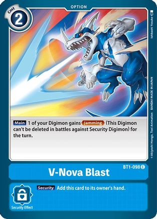 V-Nova Blast (BT1-098) - Release Special Booster - Premium Digimon Single from Bandai - Just $0.25! Shop now at Game Crave Tournament Store