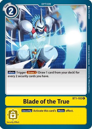 Blade of the True (BT1-102) - Release Special Booster - Premium Digimon Single from Bandai - Just $0.08! Shop now at Game Crave Tournament Store