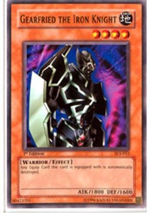 Gearfried the Iron Knight (SDJ-012) - Starter Deck: Joey 1st Edition - Premium Yugioh Single from Konami - Just $0.43! Shop now at Game Crave Tournament Store